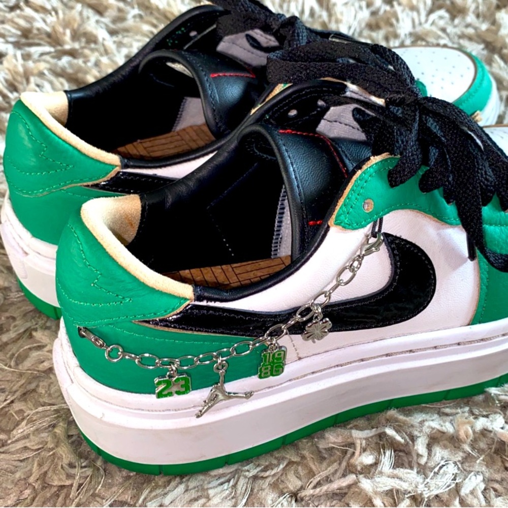 Nike Green and Black Women's Sneakers